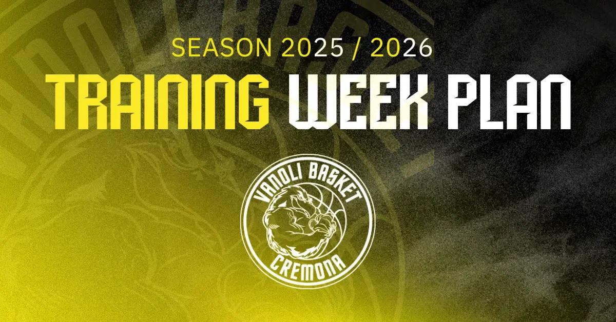 Vanoli Basket Cremona, 3 novembre: il programma settimanale degli allenamenti