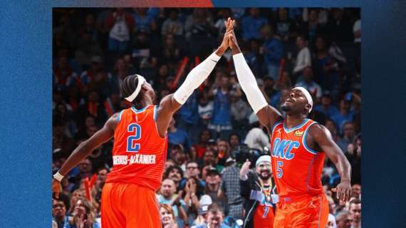 NBA - Thunder, un grande Gilgeous-Alexander (45 punti) ferma i Clippers