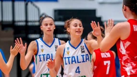 Eurobasket Under 18 F: l'Italia chiude al sesto posto