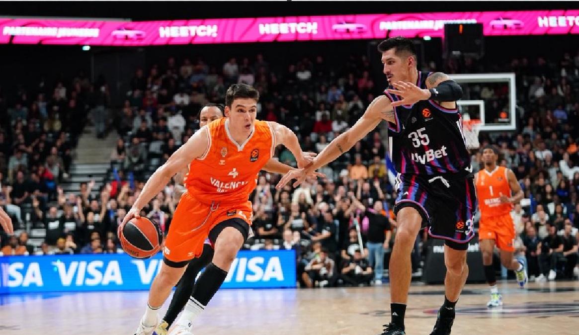 Il Paris Basketball rimonta il Valencia con un break decisivo negli ultimi 3'