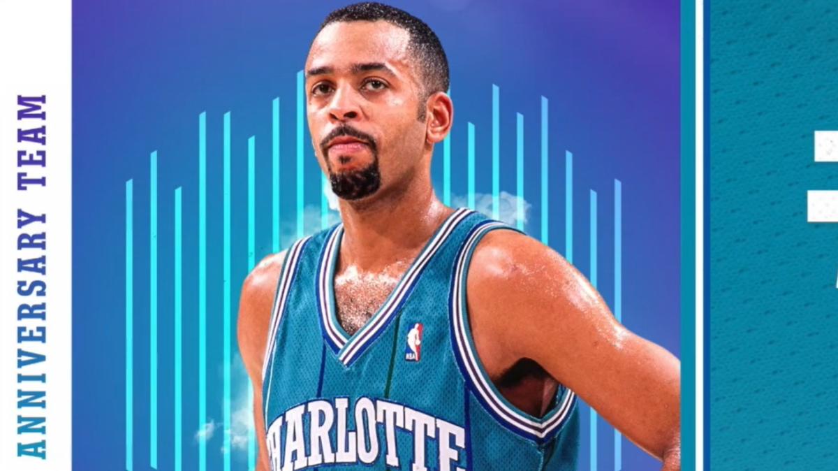 Charlotte Hornets al ritiro della maglia di Dell Curry, padre di Steph 