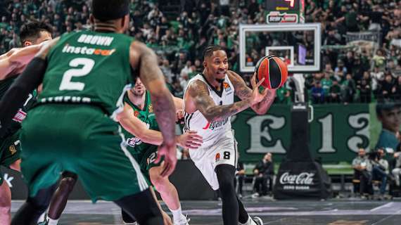 LIVE EL - Inarrestabile Nunn, la Virtus Bologna lotta ma perde a Oaka contro il Panathinaikos