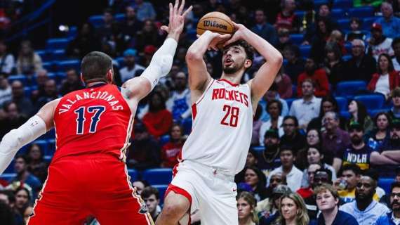 NBA - Esce Valanciunas, i Pelicans si fanno beffare dai Rockets