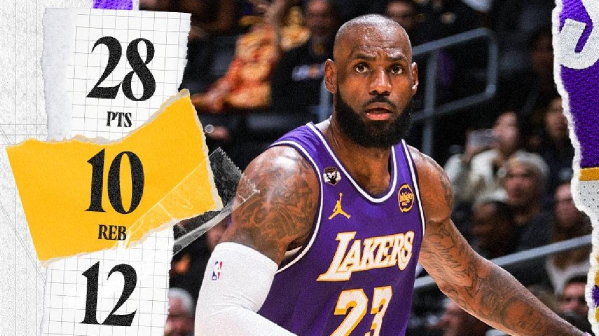 Lakers, storica tripla doppia di LeBron James affonda i Mavericks