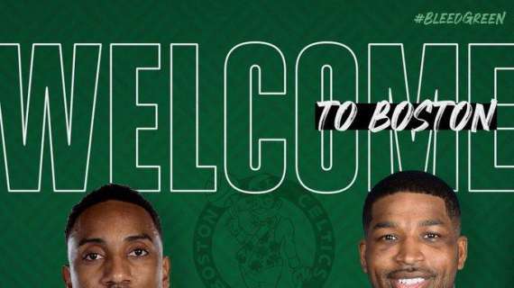 NBA - I Boston Celtics presentano Jeff Teague e Tristan Thompson