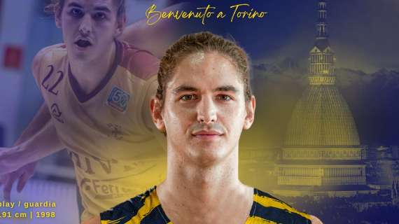 UFFICIALE A2 - Federico Massone come nuovo giocatore della Reale Mutua Basket Torino