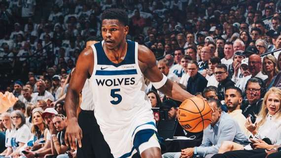NBA - Wolves, grande spavento per la caviglia sinistra di Anthony Edwards