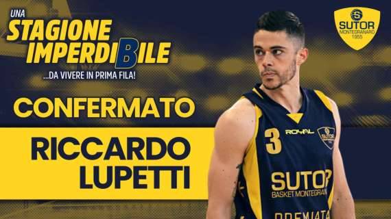 Serie B - Riccardo Lupetti e la Sutor Montegranaro ancora insieme