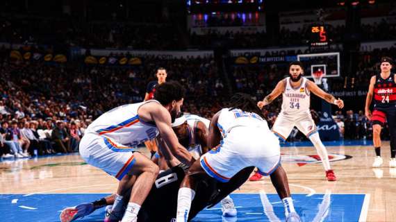 NBA - I Thunder fanno festa a spese dei modesti Wizards