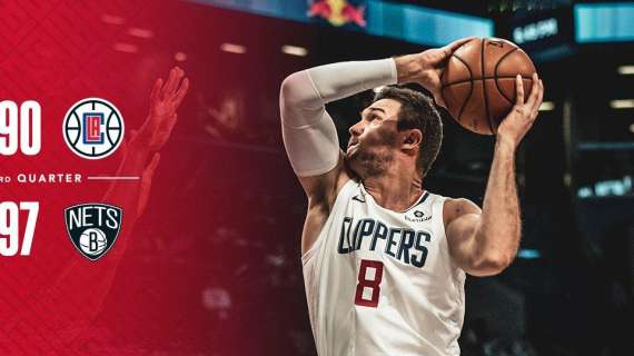 NBA - Danilo Gallinari guida i Clippers su dei sorprendenti Nets