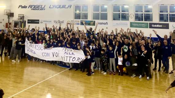 Serie B - Nuovo Basket Aquilano accede al Playoffs battendo il Palestrina 