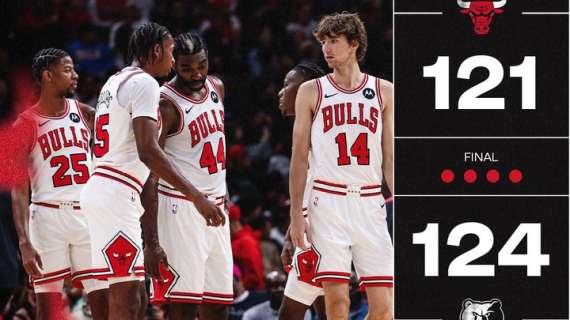 NBA - I Chicago Bulls perdono la gara di preseason contro i Memphis Grizzlies