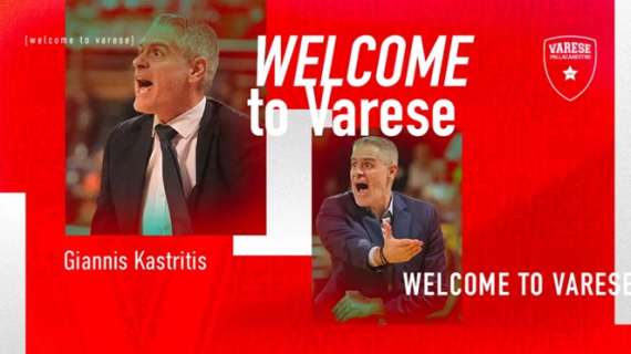 UFFICIALE LBA - Openjobmetis Varese, Giannis Kastritis è il nuovo capo allenatore