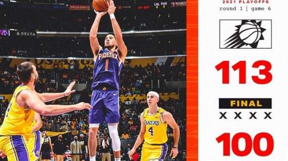 NBA Playoff - Booker e i Suns devastanti, i Los Angeles Lakers eliminati!