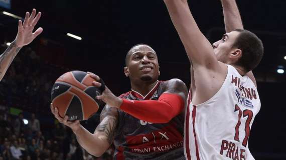 EuroLeague - Jerrells sbaglia “The Shot” per la vittoria e l’Olympiacos espugna il parquet milanese