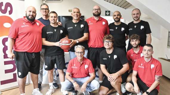  Estra Pistoia Basket, presentato lo staff tecnico per la stagione 2025/26 in A2