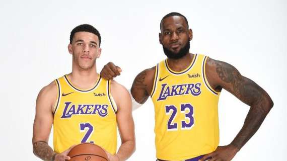 NBA - Lakers, Lonzo Ball è piaciuto anche a LeBron James