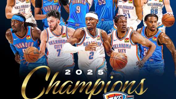 Thunder: è il secondo titolo NBA della franchigia, il primo dal trasferimento a Oklahoma City