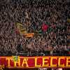 Lecce a Bergamo senza i suoi ultras: obbligo di tessera per il settore ospiti