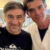 FOTO - Ivan Juric sorridente in ospedale con il dottor Panciera