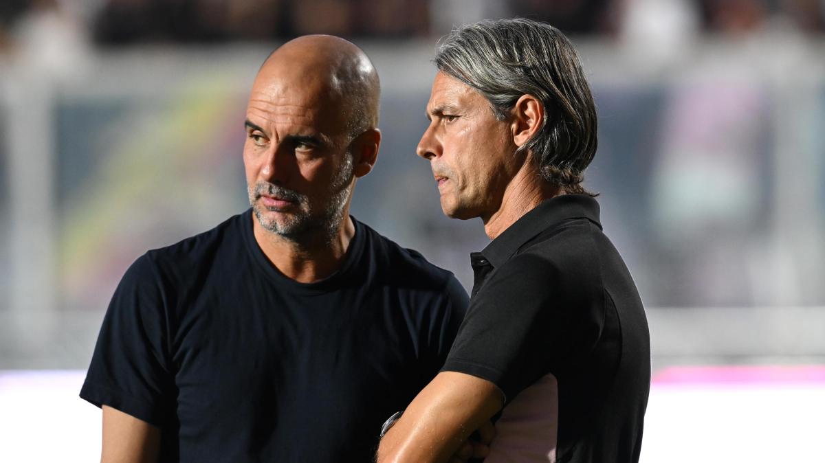 Pep Guardiola e Pippo Inzaghi