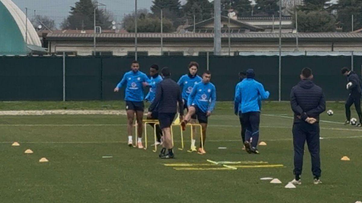 Atalanta in campo a Zingonia
