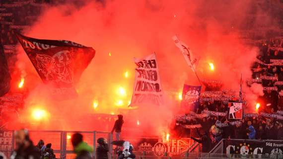 Gli ultras dell&#039;Eintracht