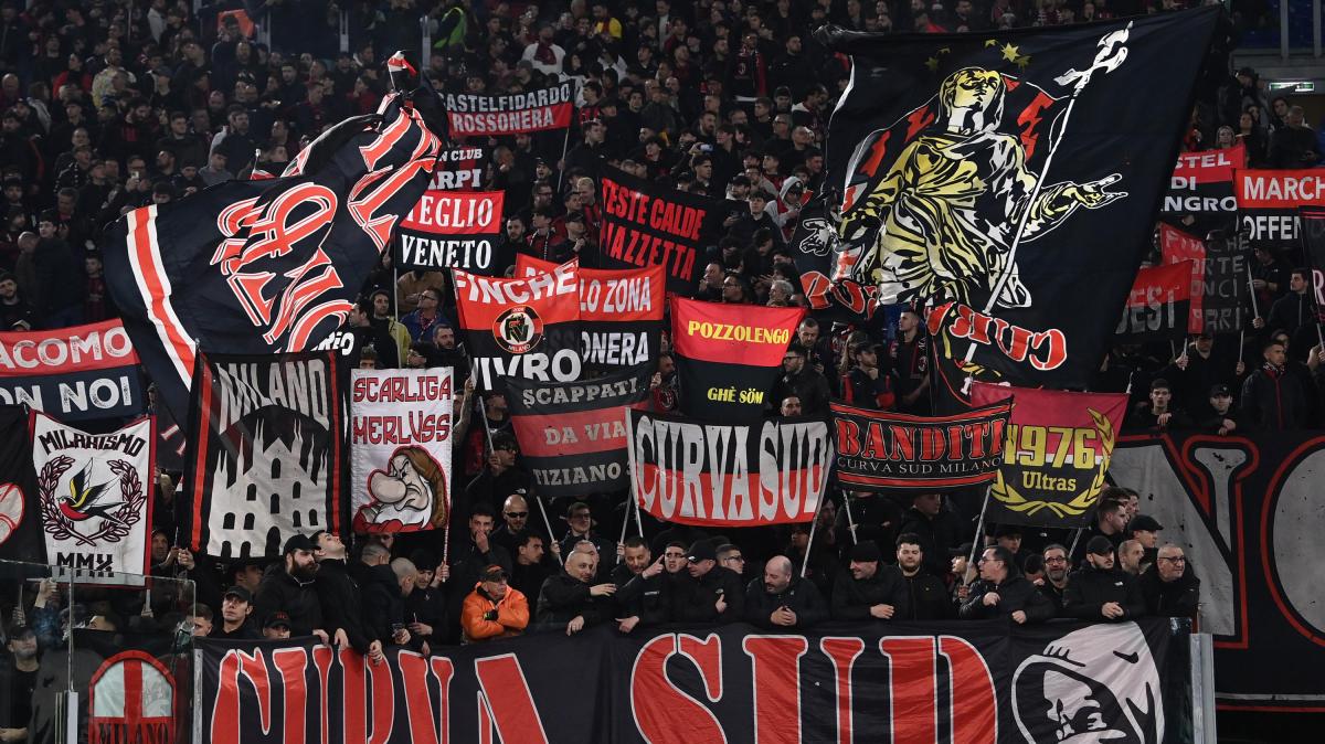 Gli ultras del Milan