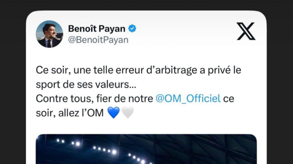 Il tweet del sindaco