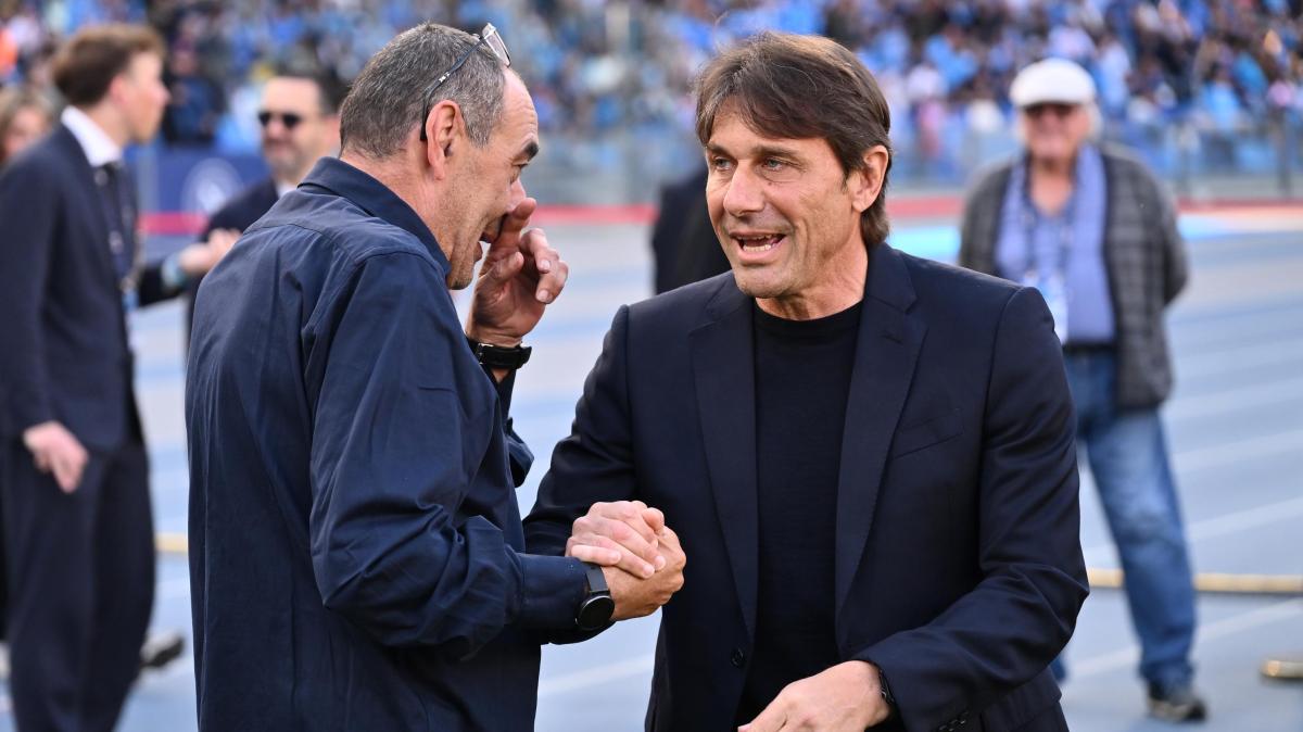 Maurizio Sarri e Antonio Conte