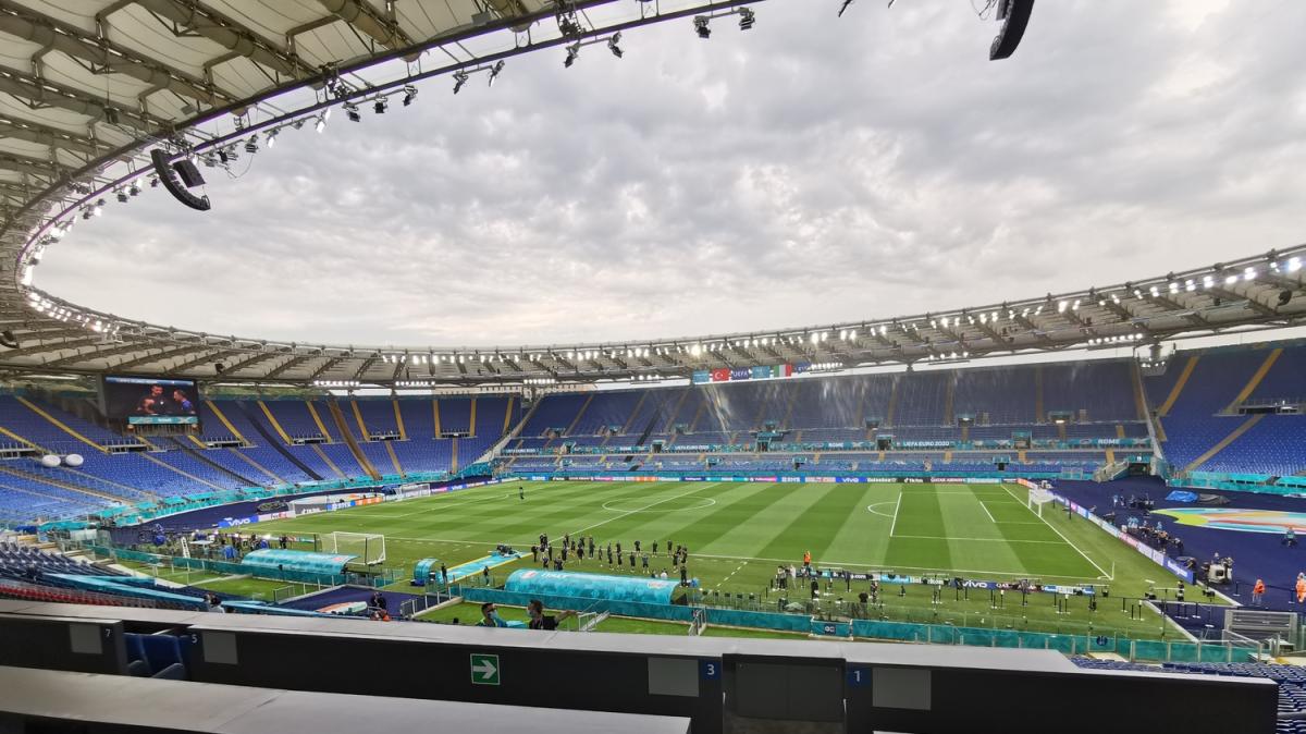 Lo stadio Olimpico di Roma