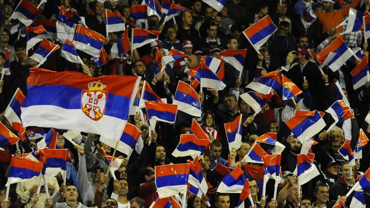 I tifosi della Serbia