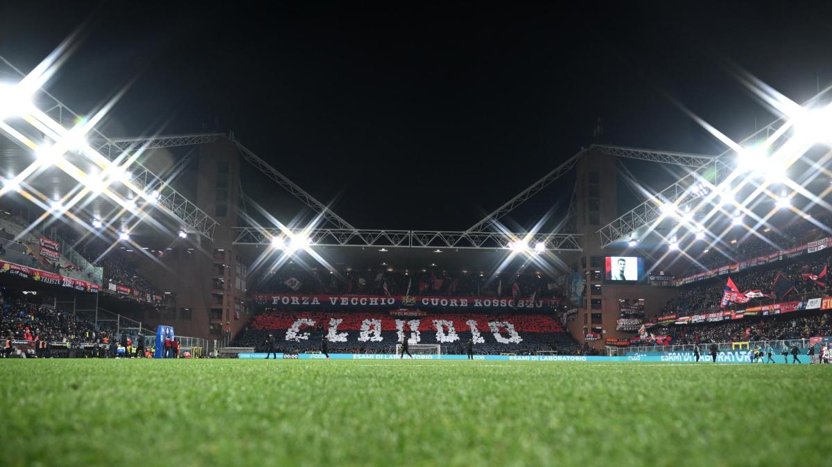 Lo stadio Ferraris di Genova