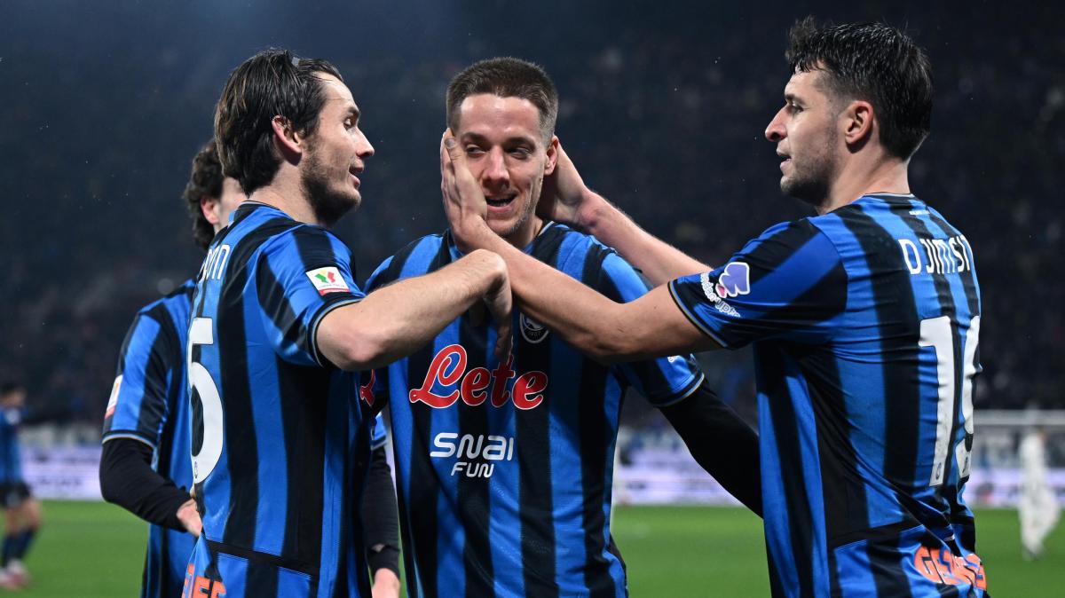 Pasalic con De Roon e Djimsiti