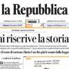 La Repubblica - "Meloni riscrive la storia"