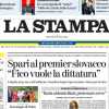 La Stampa - Spari al premier slovacco “Fico vuole la dittatura”