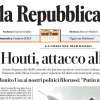 La Repubblica - Houti, attacco all’Italia