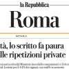 La Repubblica (Roma) - "Maturità, lo scritto fa paura Corsa alle ripetizioni private"