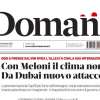 Domani - Con Meloni il clima non cambia da Dubai nuovo attacco alle toghe