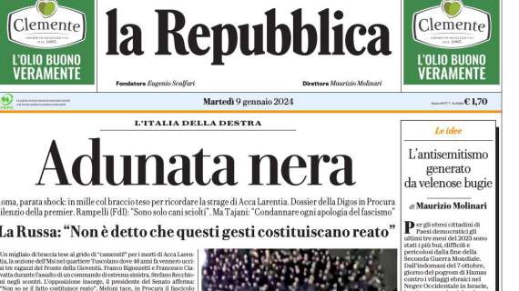 La Repubblica - Adunata nera