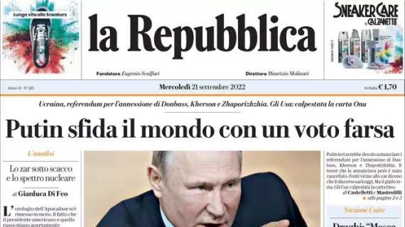 La Repubblica - La Destra getta la maschera