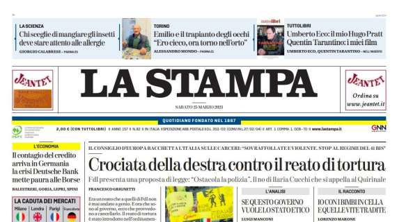 La Stampa - "Ritardi Pnrr, Mattarella dà la scossa"