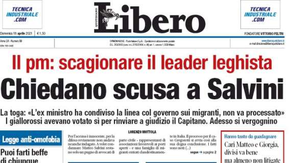 Libero - Chiedano scusa a Salvini 