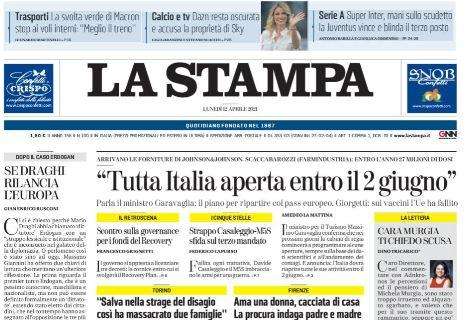 La Stampa - "Tutta Italia riaperta entro il 2 giugno"