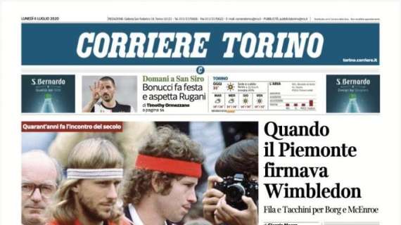 Corriere Torino - Il Piemonte firmava Wimbledon