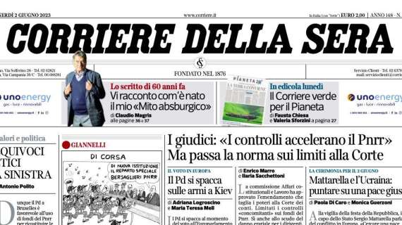 Il Corriere della Sera - "Confessa il killer di Giulia" 
