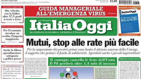 Italia Oggi - Mutui, stop alle rate più facile
