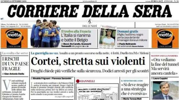 Corriere della Sera - Cortei, stretta sui violenti