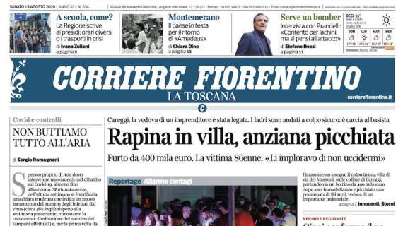 Corriere Fiorentino - Giani conferma il no all’alleanza con il M5S. Remaschi rinuncia
