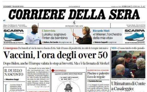 Corriere della Sera - Vaccini, l'ora degli over 50